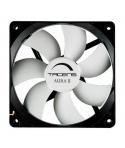 Tacens Aura II Ventilador 80mm - Carcasa Negra, Aspas Blancas - Velocidad Max. 1500rpm