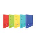 Oxford Europeanbinder Live & Go Carpeta de 4 Anillas Formato A4+ con Recambio Cuadriculado 5x5mm y 4 Taladros - Tapa de Plastico