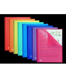 Oxford Urban A4 Carpeta de Fundas Soldadas - Tapa de Plastico Translucido - 100 Fundas - Colores Surtidos