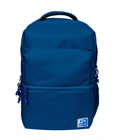 Oxford B-Ready Mochila Escolar - Tirantes Acolchados y Ajustables - Tamaño 42x30x15cm - Color Azul Marino