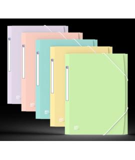 Oxford A4+ PP TR Pastel STD - Carpeta de Plastico Resistente - Tamaño A4+ - Diseño Moderno y Elegante - Ideal para Organizar Doc