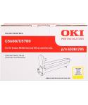 OKI C5600/C5700 Amarillo Tambor de Imagen Original - 43381705 (Drum)