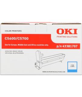 OKI C5600/C5700 Cyan Tambor de Imagen Original - 43381707 (Drum)