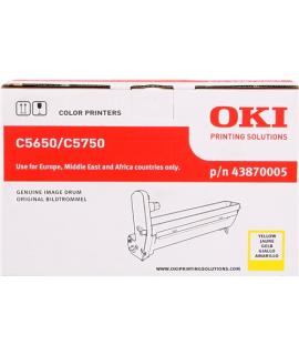 OKI C5650/C5750 Amarillo Tambor de Imagen Original - 43870005 (Drum)