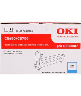 OKI C5650/C5750 Cyan Tambor de Imagen Original - 43870007 (Drum)