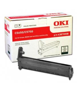 OKI C5650/C5750 Negro Tambor de Imagen Original - 43870008 (Drum)