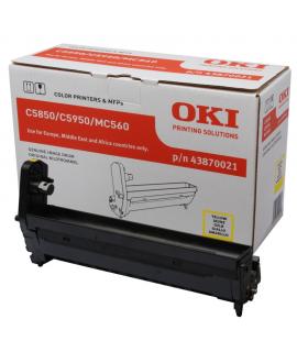 OKI C5850/C5950/MC560 Amarillo Tambor de Imagen Original - 43870021 (Drum)