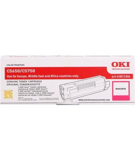 OKI C5650/C5750 Magenta Cartucho de Toner Original - 43872306