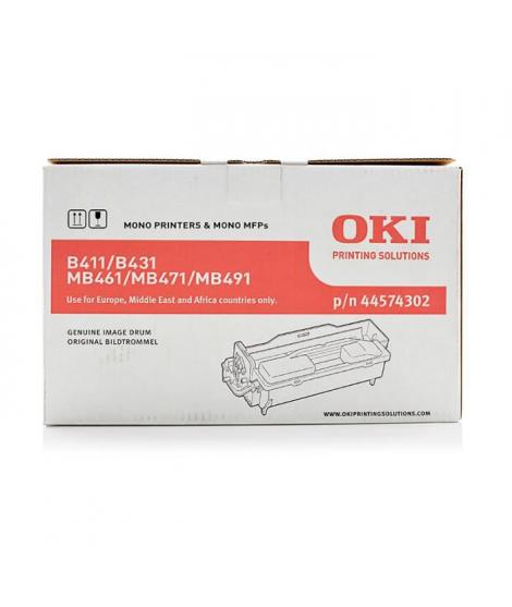 OKI B411/B431/MB461/MB471/MB491/B412/B432/B512/MB472/MB492/MB562 Tambor de Imagen Original - 44574302 (Drum)