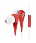 Energy Sistem Auriculares Style 1+ - Microfono - Control de Conversacion - Cable Plano - Color Rojo