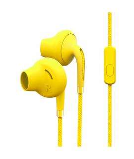 Energy Sistem Auriculares Style 2+ - Graves Profundos - Microfono - Control de Conversacion - Dual Length - Color Amarillo