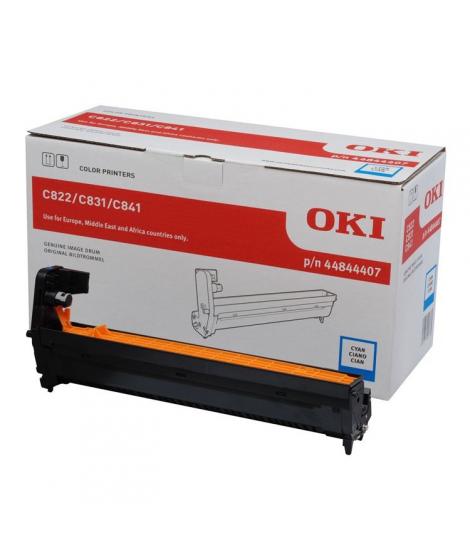 OKI C822/C831/C841 Cyan Tambor de Imagen Original - 44844407 (Drum)