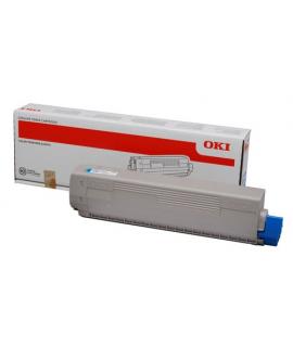 OKI C822 Cyan Cartucho de Toner Original - 44844615