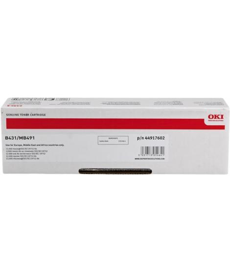 OKI B431/MB461/MB471/MB491 Negro Cartucho de Toner Original - 44917602