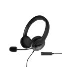 Energy Sistem Auriculares Office 3 - USB y 3.5mm Plug - Control de Volumen y Silencio - Brazo Retractil Microfono - Color Negro