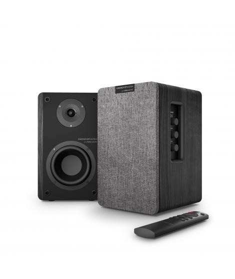 Energy Sistem Studio Monitor 4 Hi Fi Altavoces Activos de Estanteria - Entrada Doble RCA - Color Negro