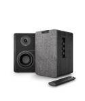 Energy Sistem Studio Monitor 4 Hi Fi Altavoces Activos de Estanteria - Entrada Doble RCA - Color Negro