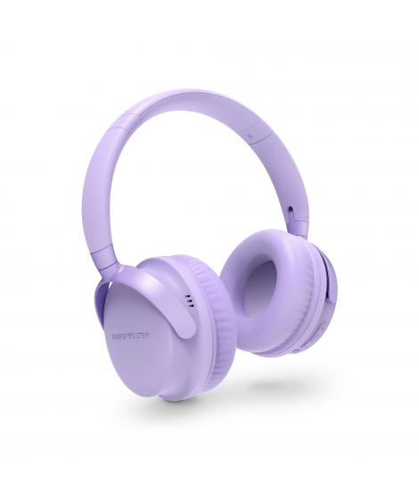 Energy Sistem Auriculares Bluetooth Style 3 - Graves Profundos - Llamadas de Voz de Alta Calidad - Plegable - Color Violeta