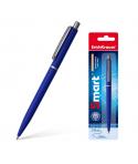 Erichkrause Boligrafo Automatico Smart - Recargable con Clip Metalico - Punta de 07mm - Tinta de Secado Rapido - Color Azul