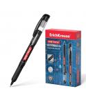 Erichkrause Metrix Boligrafo Tinta Gel - Punta 0.5mm - Agarre de Goma - Capuchon con Clip - Secado Rapido - Color Negro