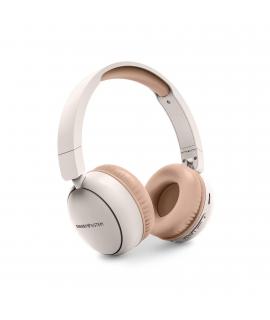 Energy Sistem Auriculares Bluetooth con Radio FM - Plastico 100% Reciclado - Reproductor MP3 y MicroSD - Color Blanco