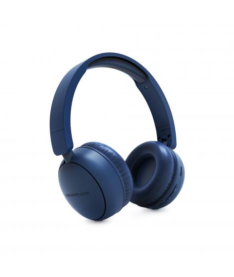 Energy Sistem Auriculares Bluetooth con Radio FM - Plastico 100% Reciclado - Reproductor MP3 y MicroSD - Color Azul