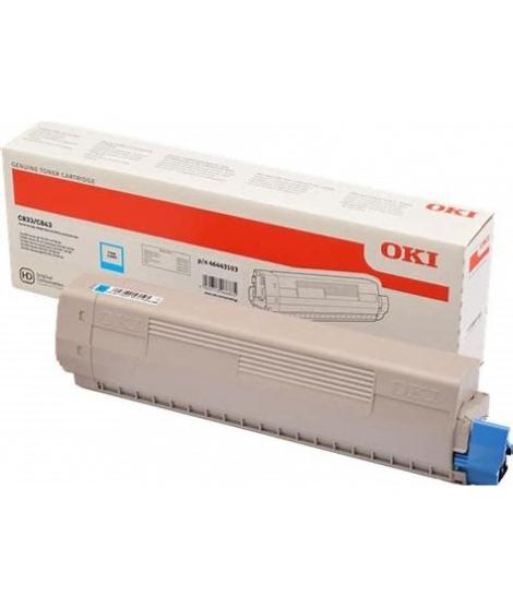 OKI C833/C843 Cyan Cartucho de Toner Original - 46443103