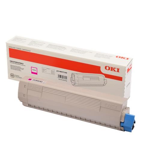 OKI C823/C833/C843 Magenta Cartucho de Toner Original - 46471102