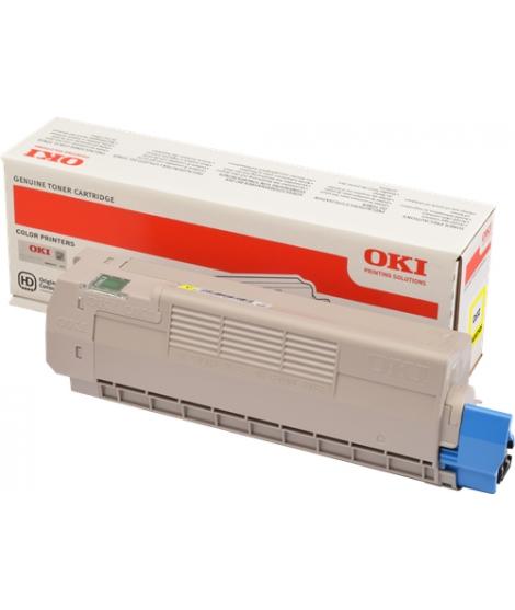 OKI C612 Amarillo Cartucho de Toner Original - 46507505