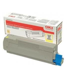 OKI C712 Amarillo Cartucho de Toner Original - 46507613