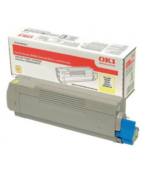 OKI C712 Amarillo Cartucho de Toner Original - 46507613