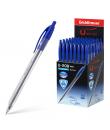 Erichkrause Boligrafo Automatico U-208 Classic Matic - Ultra Glide Technology - Cuerpo Transparente con Grip - Color Azul