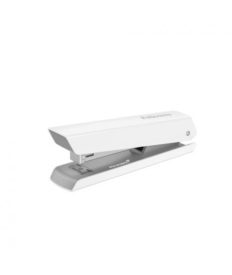 Fellowes LX820 Grapadora con Proteccion Microban - Hasta 20 Hojas - Visor de Grapas - Color Blanco