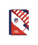 Dohe Atletico de Madrid Coraje y Corazon Carpeta de Carton Contracolado Plastificado - 3 Solapas - Tamaño A5 - Guardas Impresas 