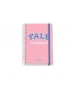 Dohe YALE Pink Lady Agenda Escolar Espiral Wire?o A5 - Semana Vista - Papel 80g/m2 - Cubierta de Carton Plastificado - Cierre co