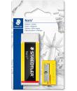 Staedtler Noris 526 Pack de 1 Goma de Borrar de Plastico + 1 Sacapuntas de Plastico