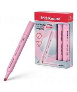 Erichkrause Visioline V-17 Marcador de Texto - Punta Biselada - Tinta a Base de Agua - Color Rosa Pastel