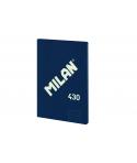 Milan Serie 1918 Libreta Encolada Formato A4 Pautado 7mm - 48 Hojas de 95 gr/m2 - Microperforado - Tapa Blanda - Color Azul Oscu