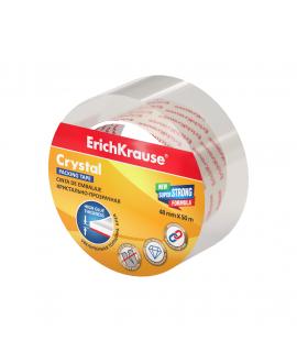 Erichkrause Cinta Precinto Crystal 48mmx50m - Resistente y Duradera - Transparente