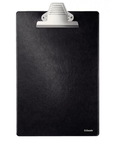 Esselte Carpeta de Base Forrada en Plastico con Pinza - Formato A4 - Color Negro