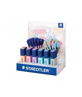 Staedtler Expositor con 78 Rotuladores Pastel - Modelos Textsurfer Classic, Triplus, Triplus Fineliner - Colores Surtidos