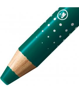 Stabilo MARKdry Marcador para Pizarra - Mina XXL de 10mm - Madera 100% Certificada PRFC - Color Verde