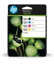 HP 924 Pack de 4 Cartuchos de Tinta Original Negro, Amarillo, Magenta y Cyan - 6C3Z1NE