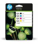 HP 924 Pack de 4 Cartuchos de Tinta Originales - 6C3Z1NE