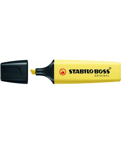 Stabilo Boss 70 Pastel Rotulador Marcador Fluorescente - Trazo entre 2 y 5mm - Recargable - Tinta con Base de Agua - Color Amari