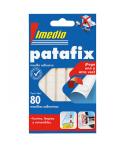 Imedio Patafix Masilla Adhesiva Blanca - Fuertes, Limpias y Removibles - 80 Piezas