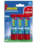 Imedio Pack de 3 Barras de Pegamento de 21grs - Sin Disolventes - Lavable - Apto para Uso Escolar