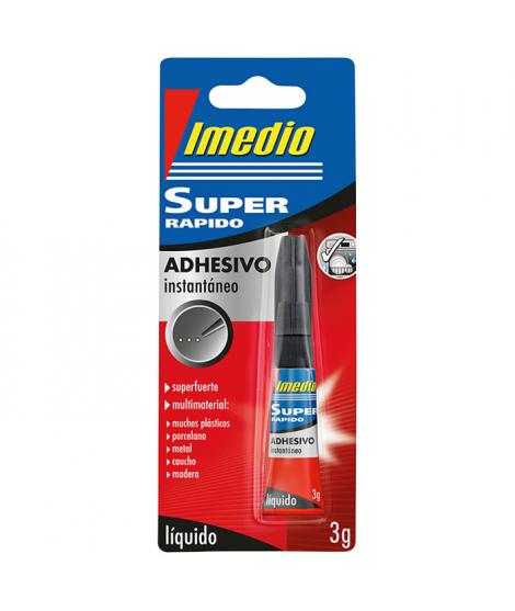 Imedio Super Rapido Pegamento Instantaneo 3gr - Transparente - Multimaterial