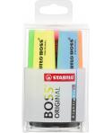 Stabilo Boss 70 Pack de 6 Marcadores Fluorescentes - Practico Cubilete de Escritorio - Trazo entre 2 y 5mm - Recargable - Tinta 