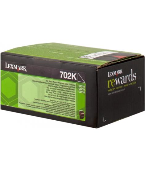 Lexmark CS310/CS410/CS510 Negro Cartucho de Toner Original - 70C20K0/702K